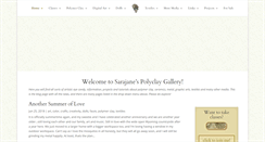 Desktop Screenshot of polyclay.com